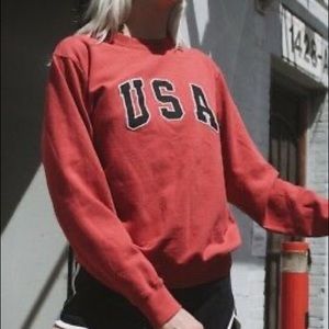 Brandy Melville: John Galt USA Crew Neck(Size: S)